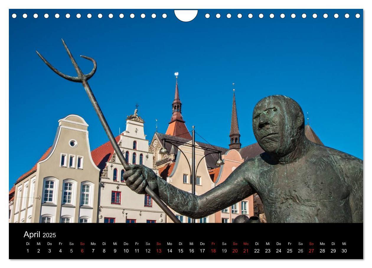 Bild: 9783435833733 | Rostock (Wandkalender 2025 DIN A4 quer), CALVENDO Monatskalender