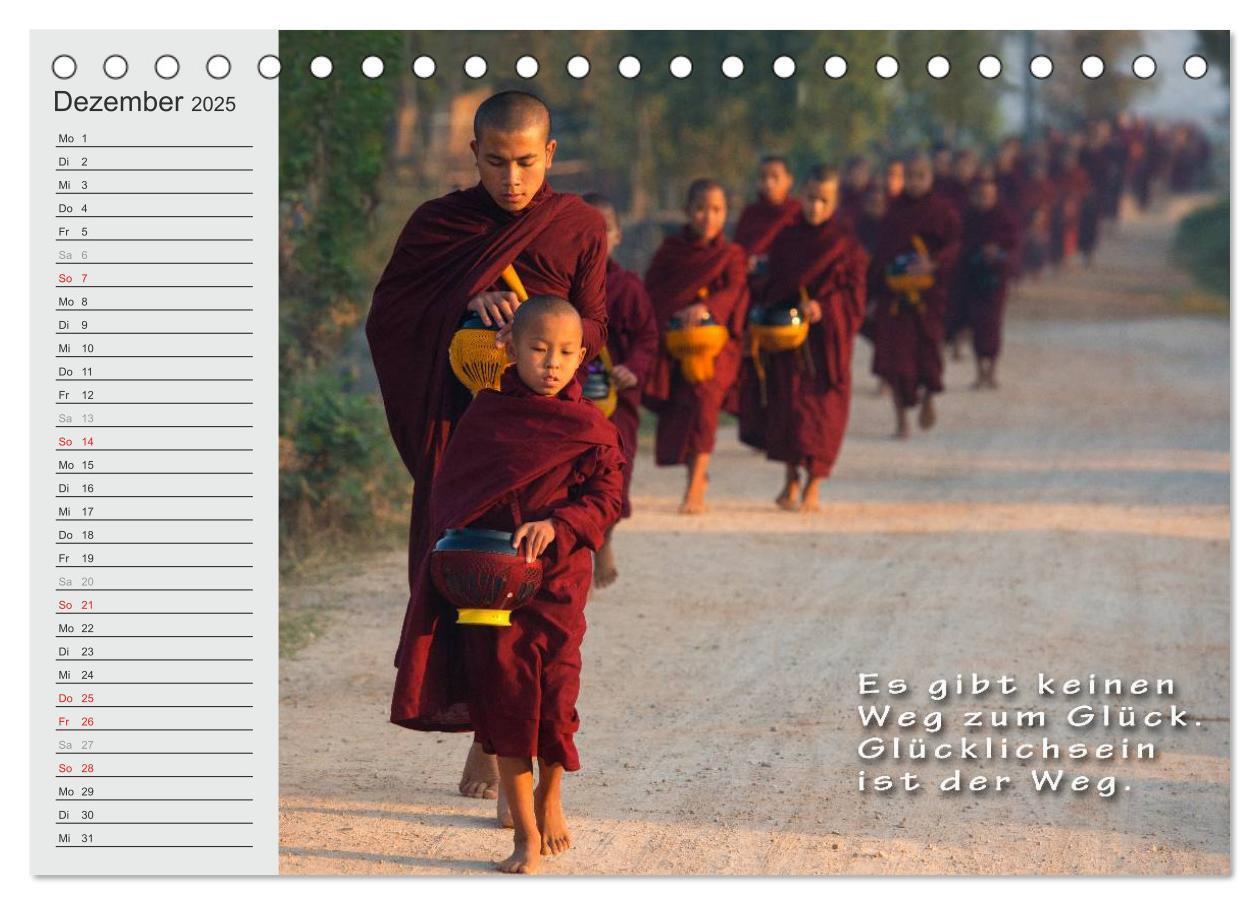 Bild: 9783435550104 | BUDDHA Buddhistische Weisheiten (Tischkalender 2025 DIN A5 quer),...