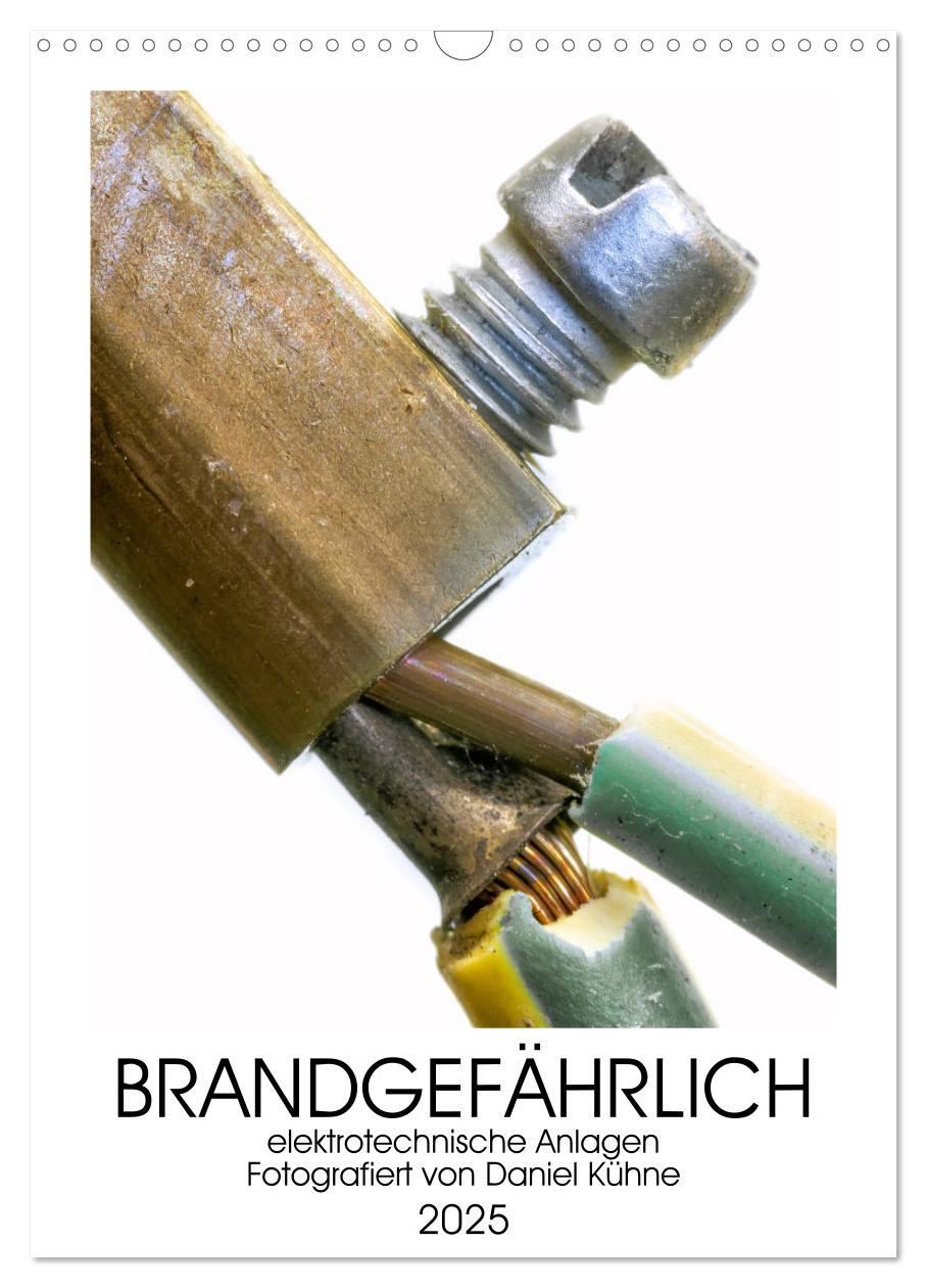 Cover: 9783435933549 | Brandgefährliche elektrische Anlagen (Wandkalender 2025 DIN A3...