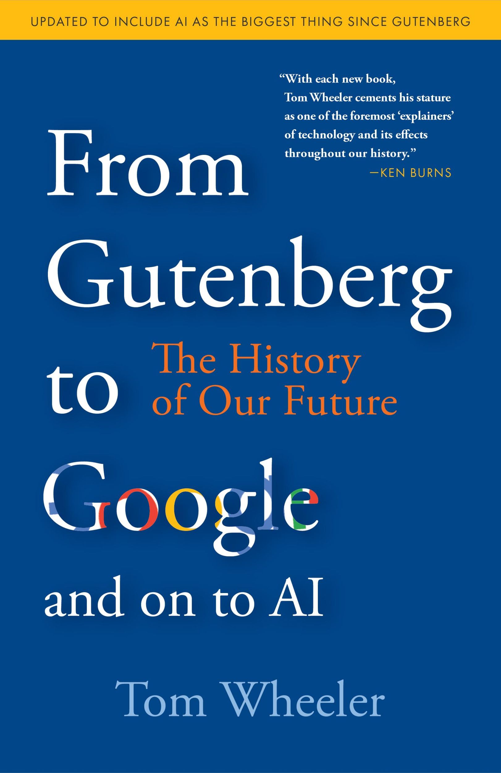 Cover: 9780815740612 | From Gutenberg to Google and on to AI | The History of Our Future