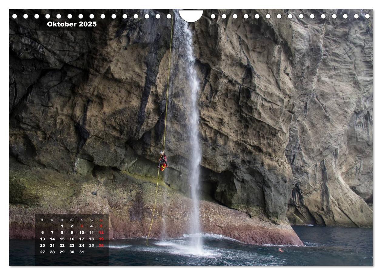 Bild: 9783435630561 | Abenteuer Canyoning (Wandkalender 2025 DIN A4 quer), CALVENDO...