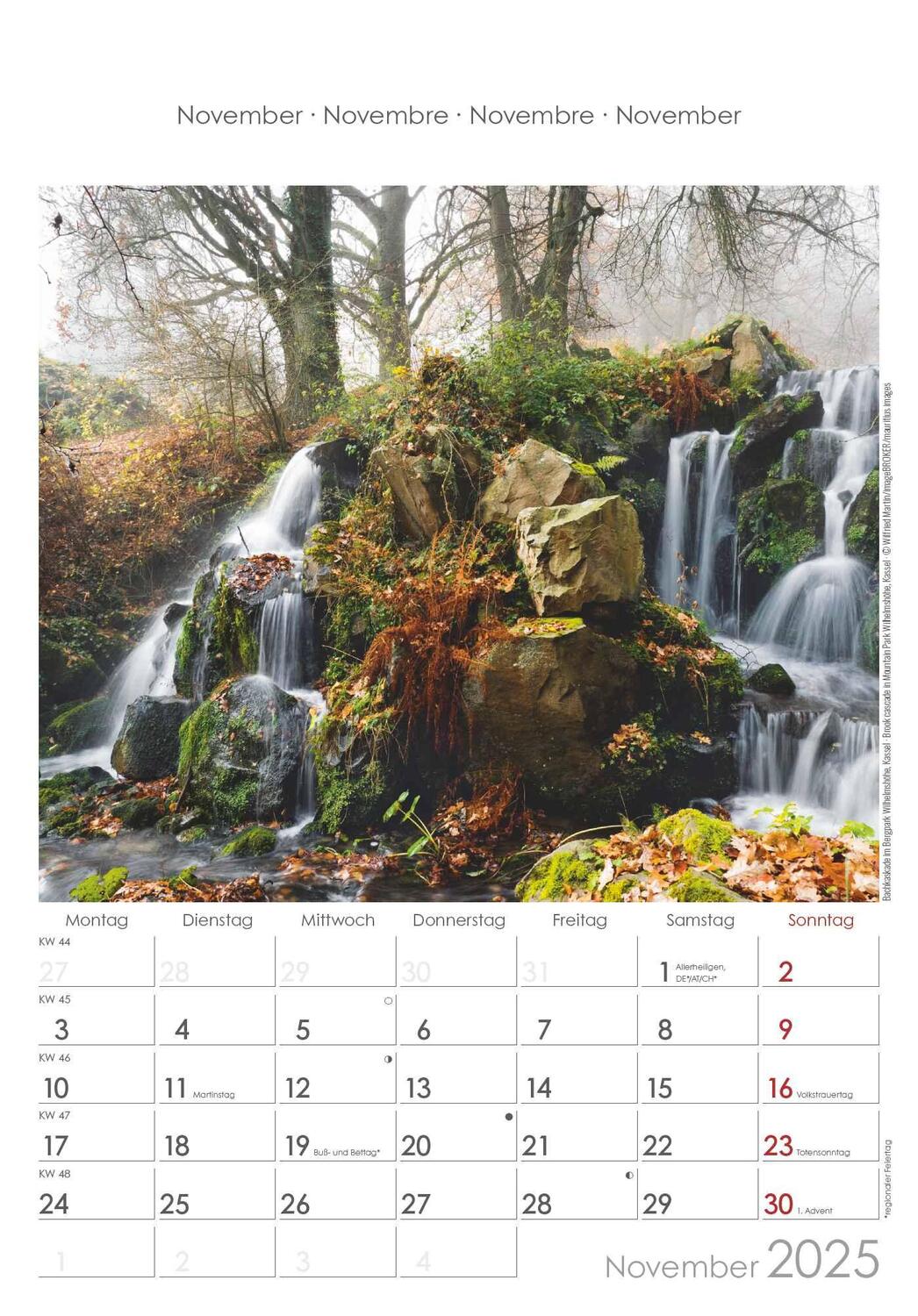 Bild: 4251732343194 | Hessen 2025 - Bild-Kalender 23,7x34 cm - Regional-Kalender -...