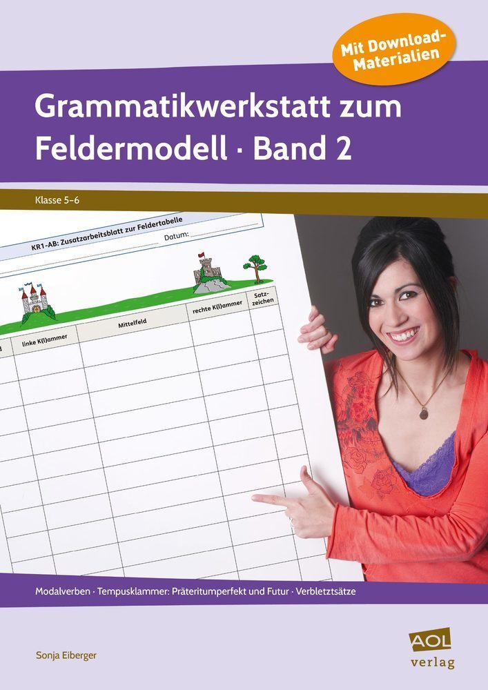 Cover: 9783403106388 | Grammatikwerkstatt zum Feldermodell (Sek) - Band 2. Bd.2 | Eiberger