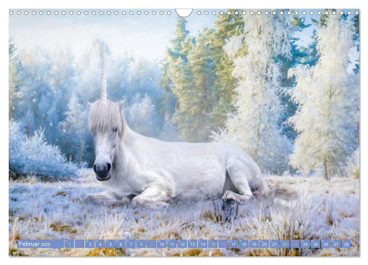 Bild: 9783383960000 | Einhorn Zauber - anmutige Einhornbilder (Wandkalender 2025 DIN A3...