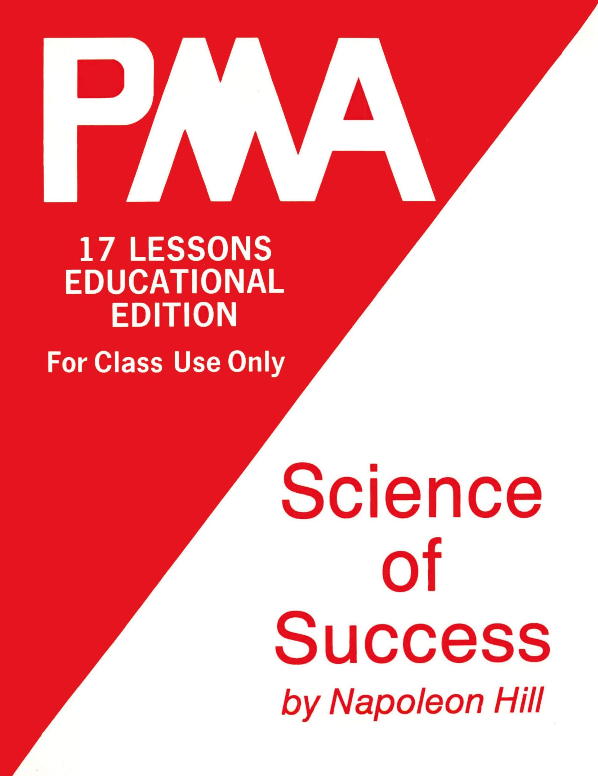 Cover: 9781607967392 | Pma | Science of Success | Napoleon Hill | Taschenbuch | Englisch