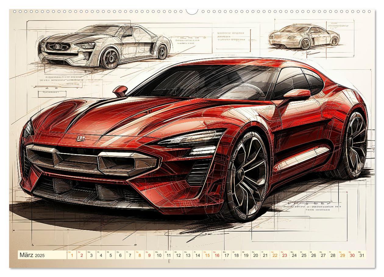 Bild: 9783383880124 | Blickpunkt Auto Design Zukunft (hochwertiger Premium Wandkalender...