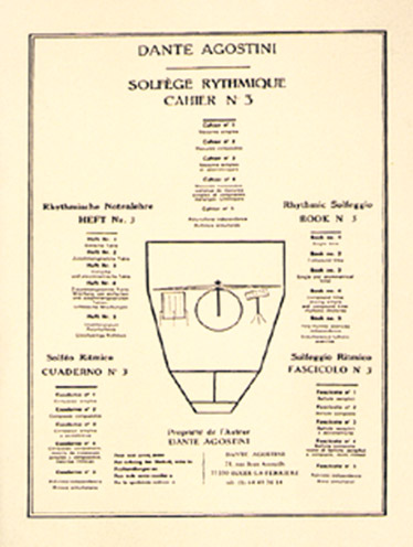 Cover: 9790707005132 | Solfege rhythmique vol.3 mesures simples et assimetriques | Agostini