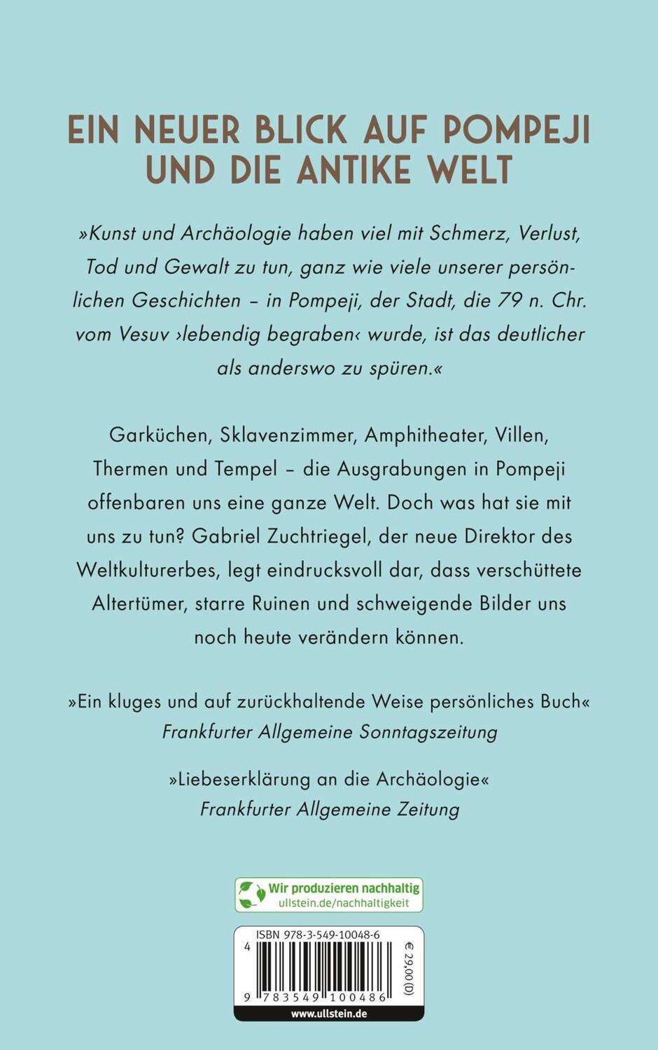 Rückseite: 9783549100486 | Vom Zauber des Untergangs | Gabriel Zuchtriegel | Buch | 240 S. | 2023