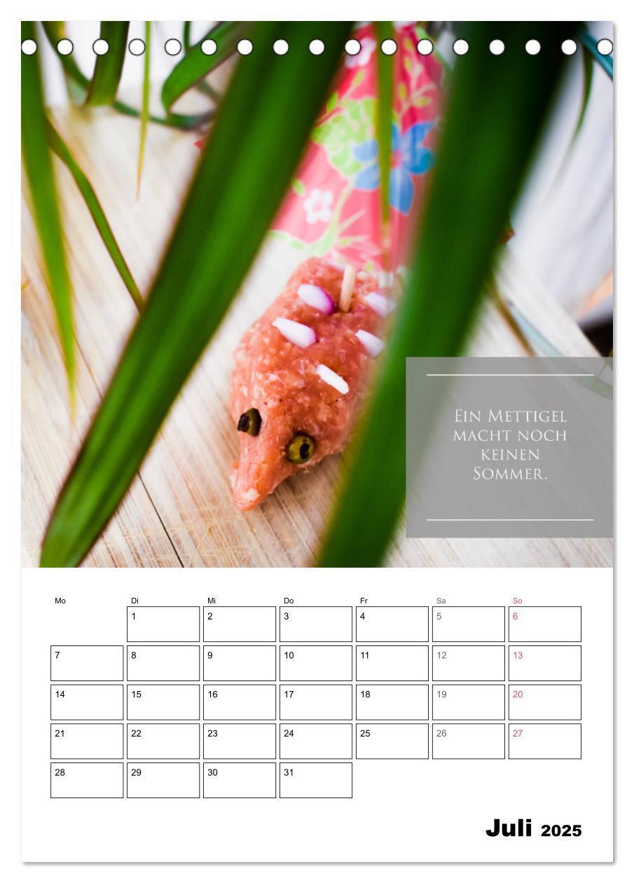 Bild: 9783435949434 | Mettkalender - Spread Some Mett. (Tischkalender 2025 DIN A5 hoch),...