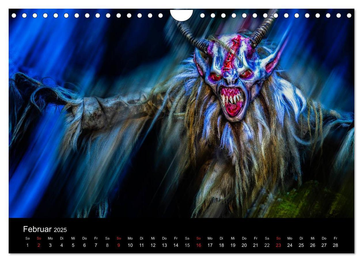 Bild: 9783435574551 | Perchten und Krampusse im Voralpenland (Wandkalender 2025 DIN A4...