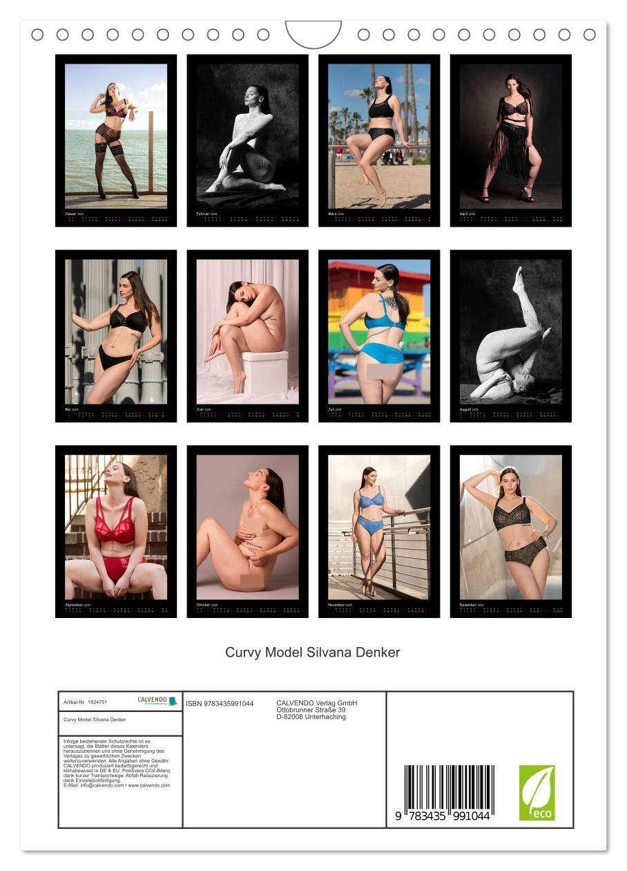 Bild: 9783435991044 | Curvy Model Silvana Denker (Wandkalender 2025 DIN A4 hoch),...