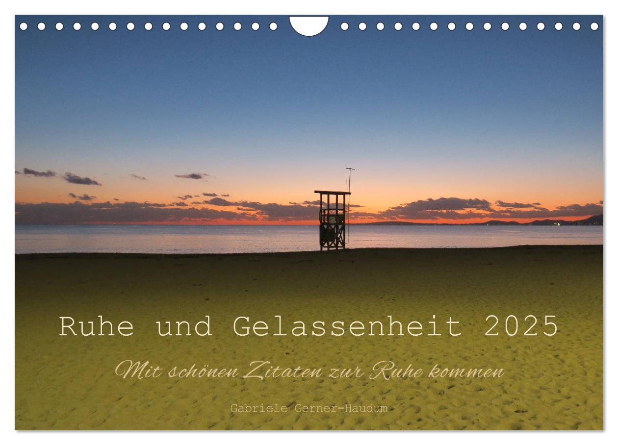 Cover: 9783435257720 | Ruhe und Gelassenheit 2025 (Wandkalender 2025 DIN A4 quer),...