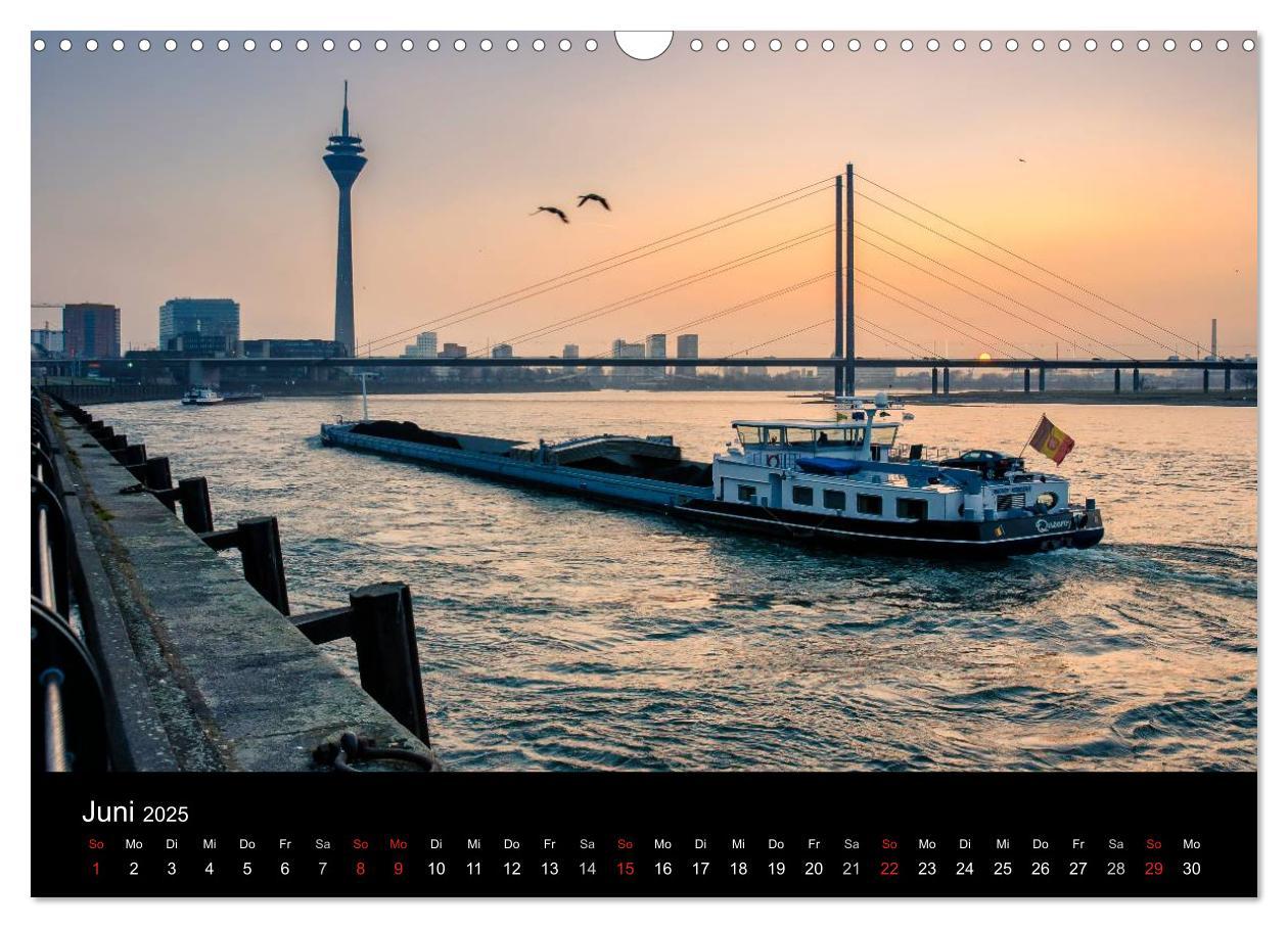 Bild: 9783435610969 | Düsseldorf - Rheinansichten (Wandkalender 2025 DIN A3 quer),...