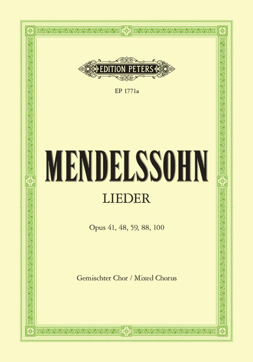 Cover: 9790014107451 | 28 Songs for Mixed Choir Opp. 41, 48, 59, 88, 100 | Felix Mendelssohn