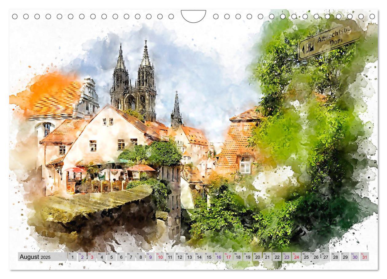 Bild: 9783435301928 | Malerisches Meißen (Wandkalender 2025 DIN A4 quer), CALVENDO...