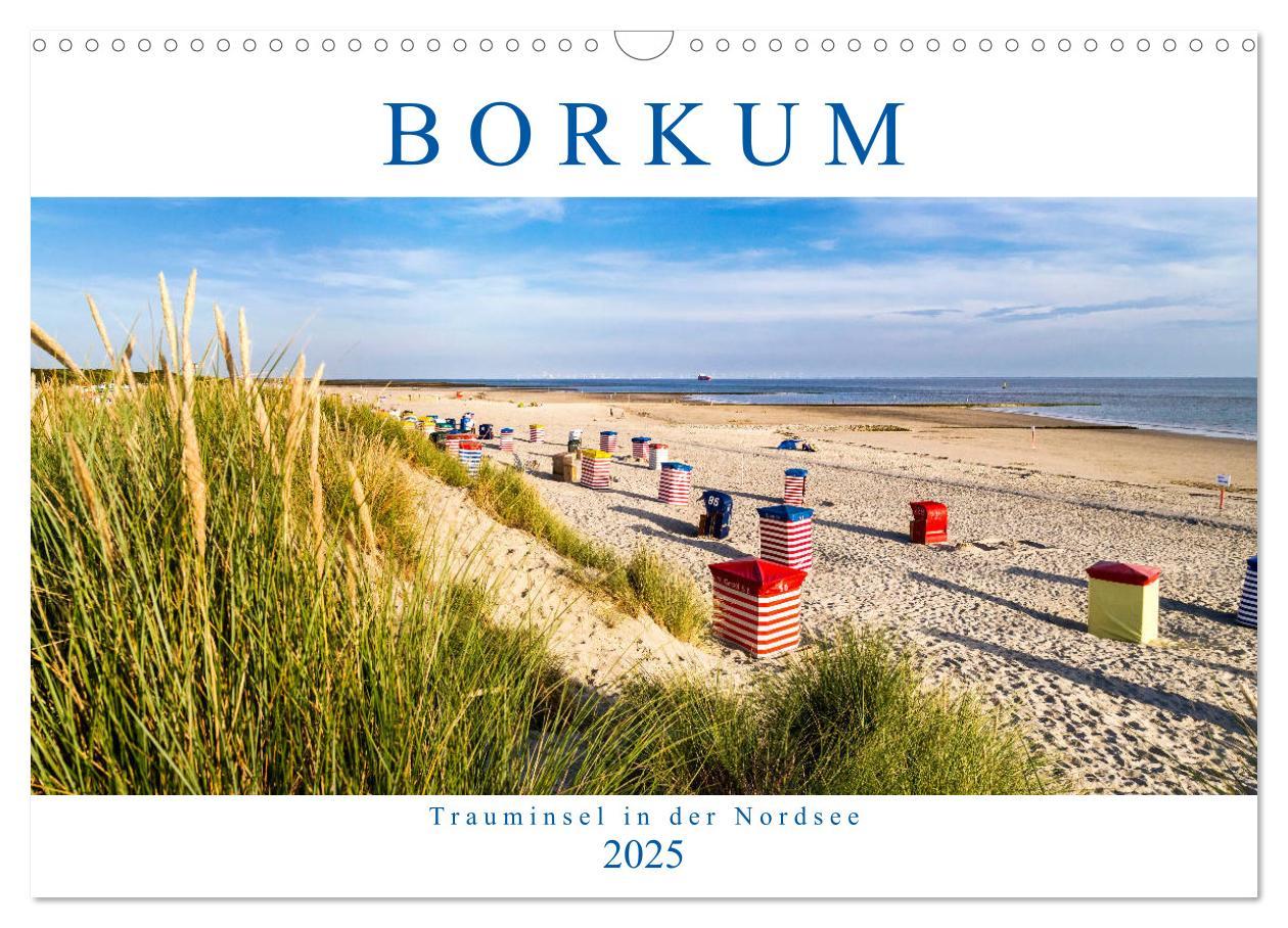 Cover: 9783435349883 | BORKUM Trauminsel in der Nordsee (Wandkalender 2025 DIN A3 quer),...