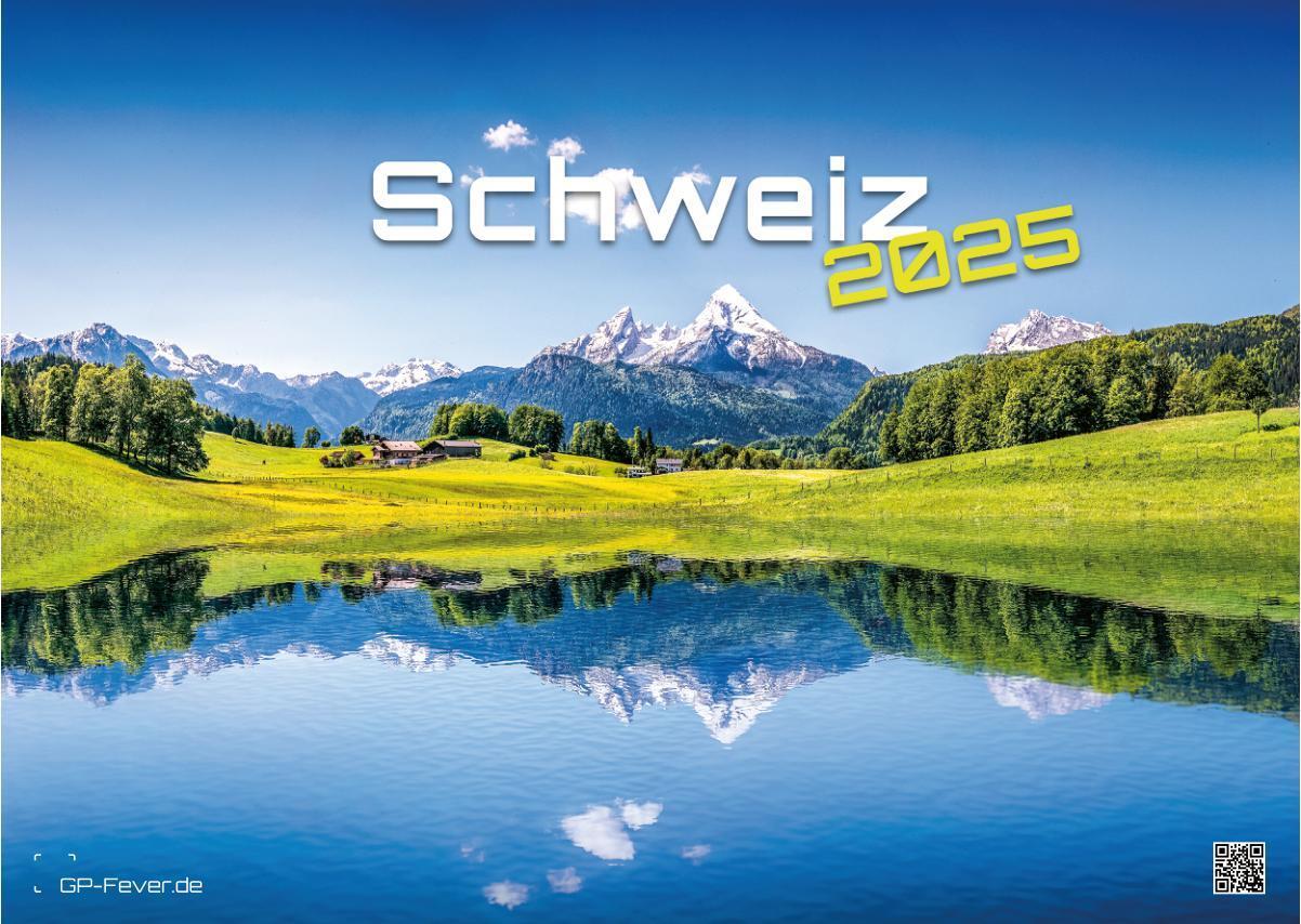 Cover: 9783986734367 | Schweiz - 2025 - Kalender DIN A3 | GP-Fever. de | Kalender | 15 S.