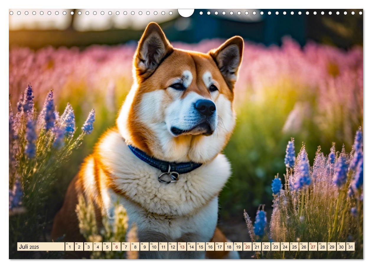 Bild: 9783457071663 | Akita Inu - Inbegriff der Treue (Wandkalender 2025 DIN A3 quer),...