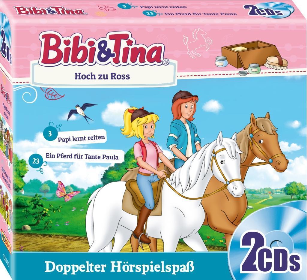 Cover: 4001504128104 | Hoch zu Ross(Papi lernt reiten/Ein Pferd für Tante | Bibi &amp; Tina | CD