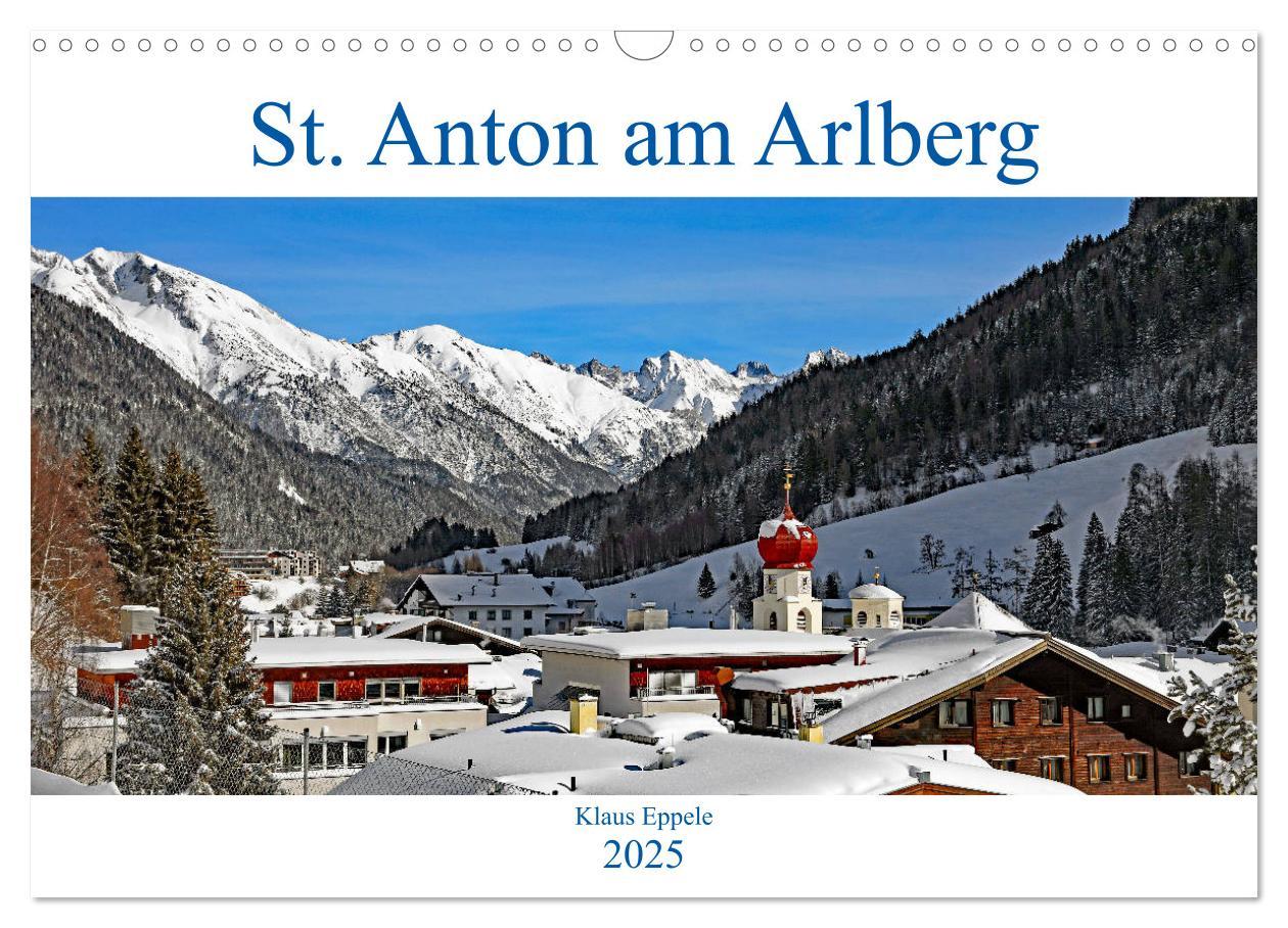 Cover: 9783435160037 | St. Anton am Arlberg (Wandkalender 2025 DIN A3 quer), CALVENDO...