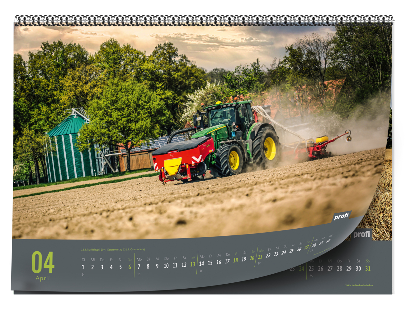 Bild: 9783784357874 | profi Landtechnikkalender 2025 | profi | Kalender | 14 S. | Deutsch