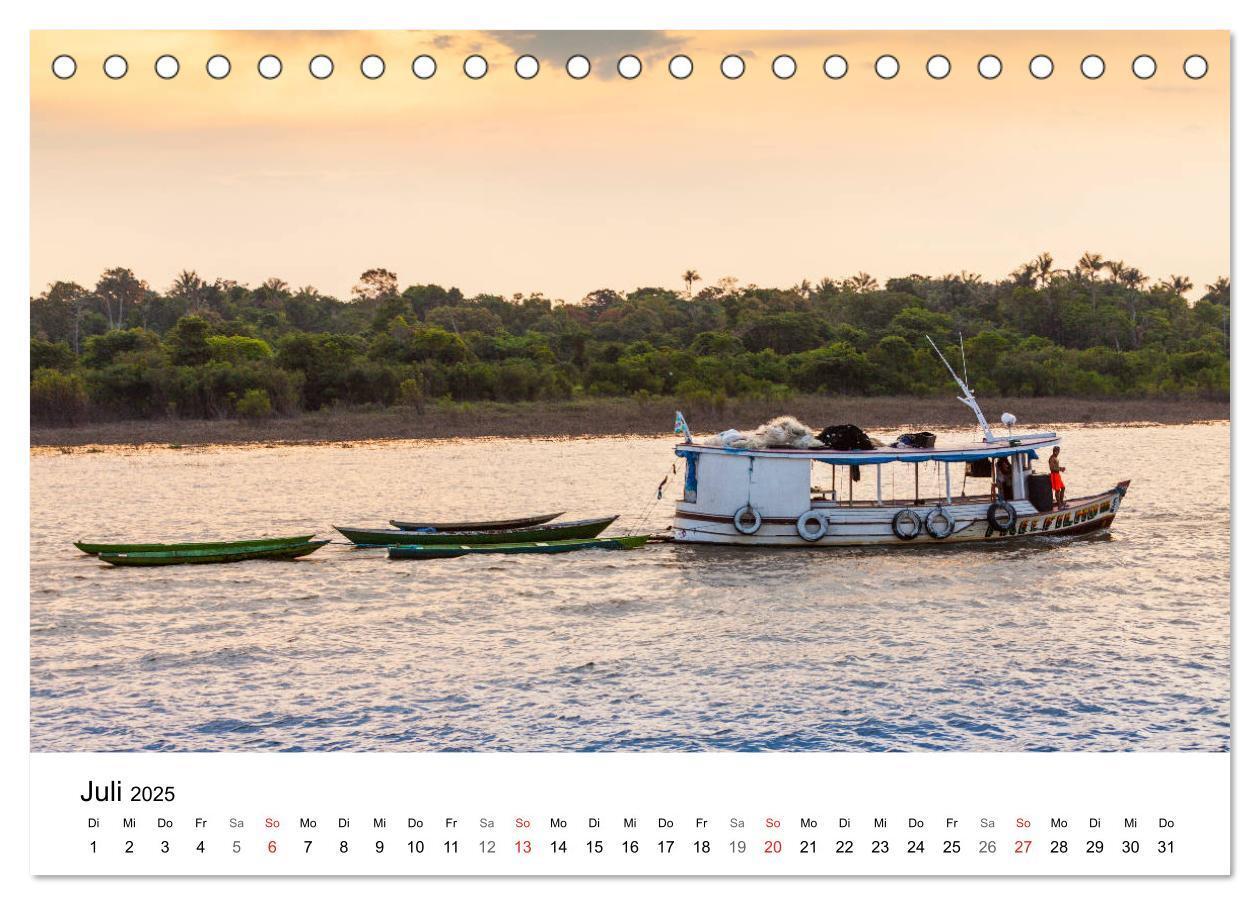 Bild: 9783435335992 | Mythos Amazonas - Naturparadies Brasiliens (Tischkalender 2025 DIN...