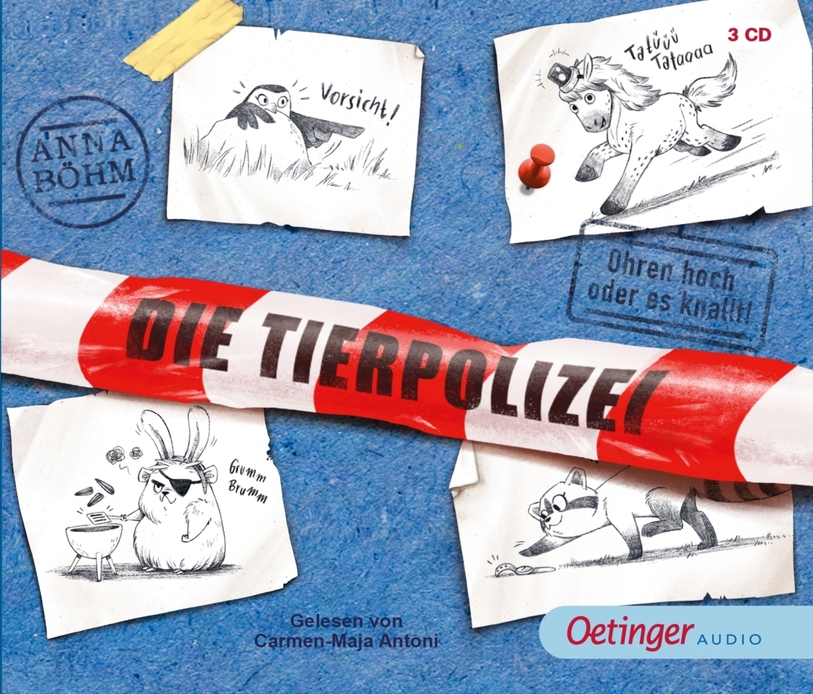 Cover: 9783837311808 | Die Tierpolizei 2. Ohren hoch oder es knallt!, 3 Audio-CD | Anna Böhm