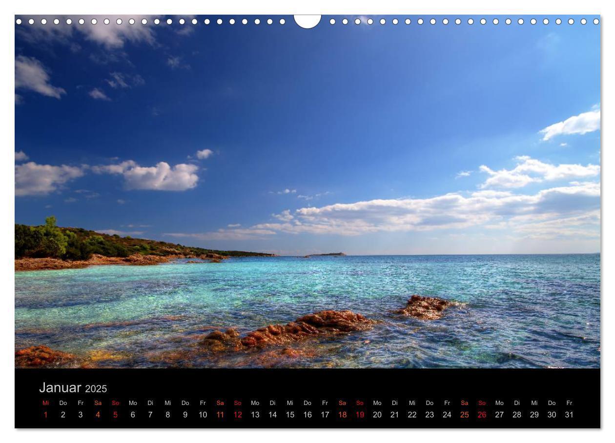 Bild: 9783435726042 | Sardinien (Wandkalender 2025 DIN A3 quer), CALVENDO Monatskalender