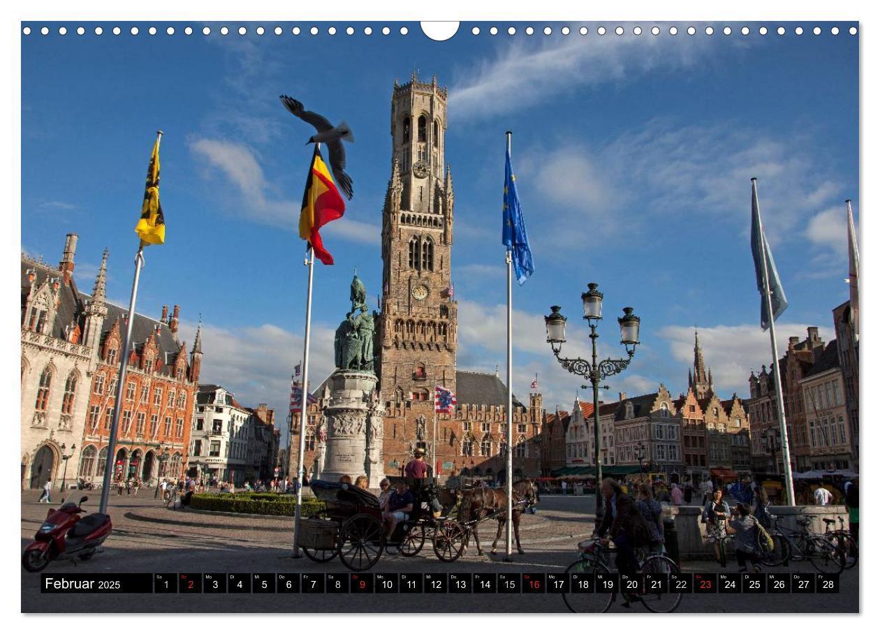 Bild: 9783435702046 | Brügge - Belgien (Wandkalender 2025 DIN A3 quer), CALVENDO...