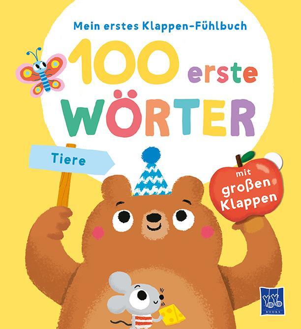 Cover: 9789464228595 | Mein erstes Klappen-Fühlbuch - 100 erste Wörter - Tiere | Colubeva