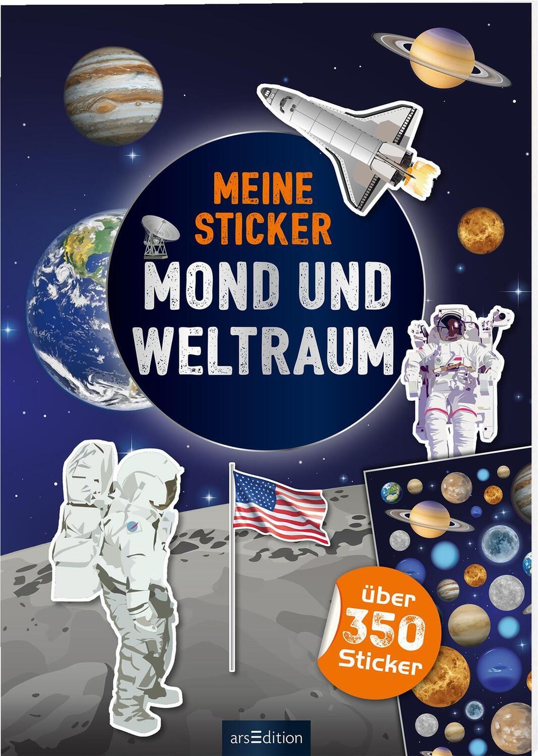 Cover: 9783845834191 | Meine Sticker - Mond und Weltraum | Über 300 Sticker | Taschenbuch