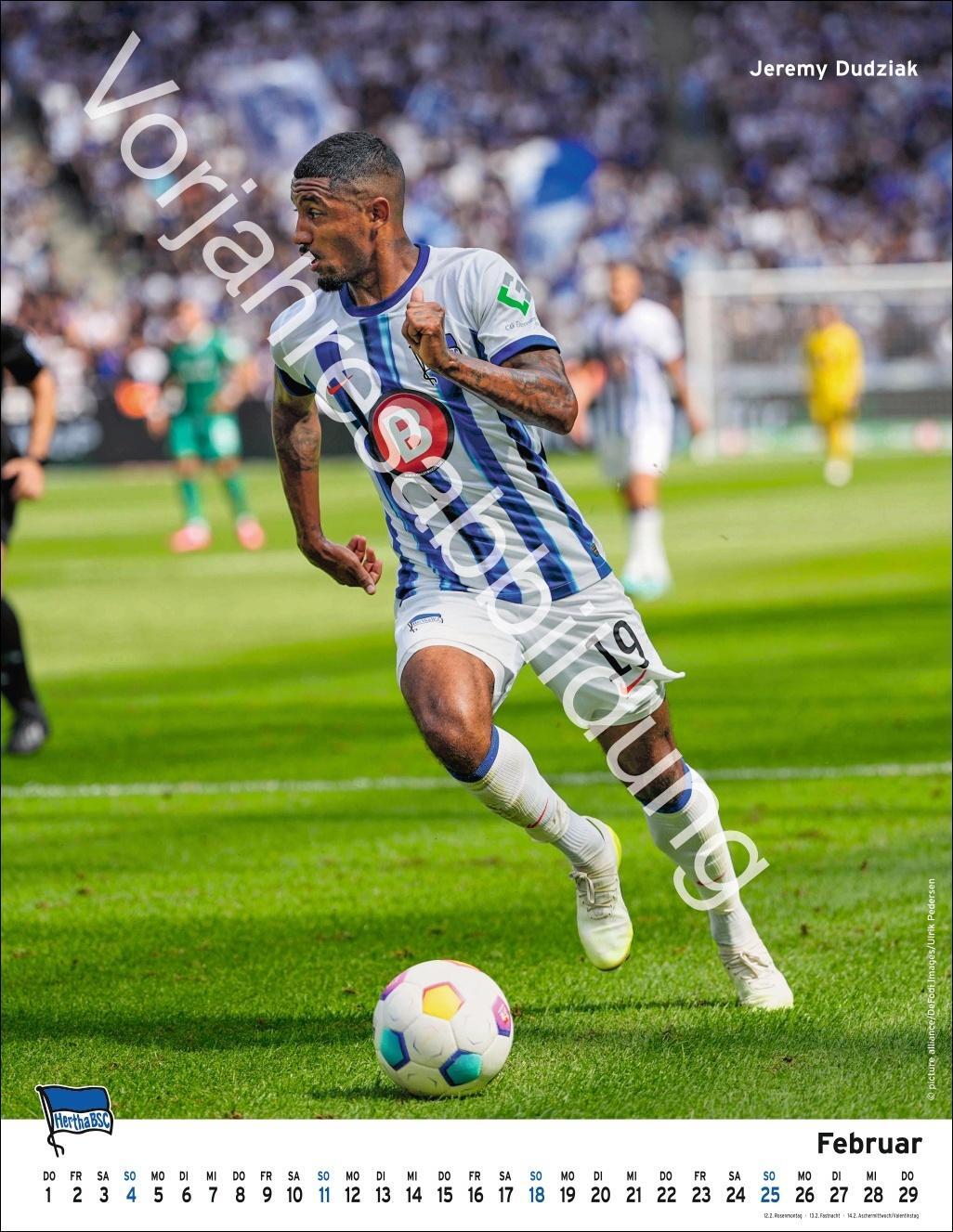 Bild: 9783756405411 | Hertha BSC Posterkalender 2025 | Heye | Kalender | Spiralbindung