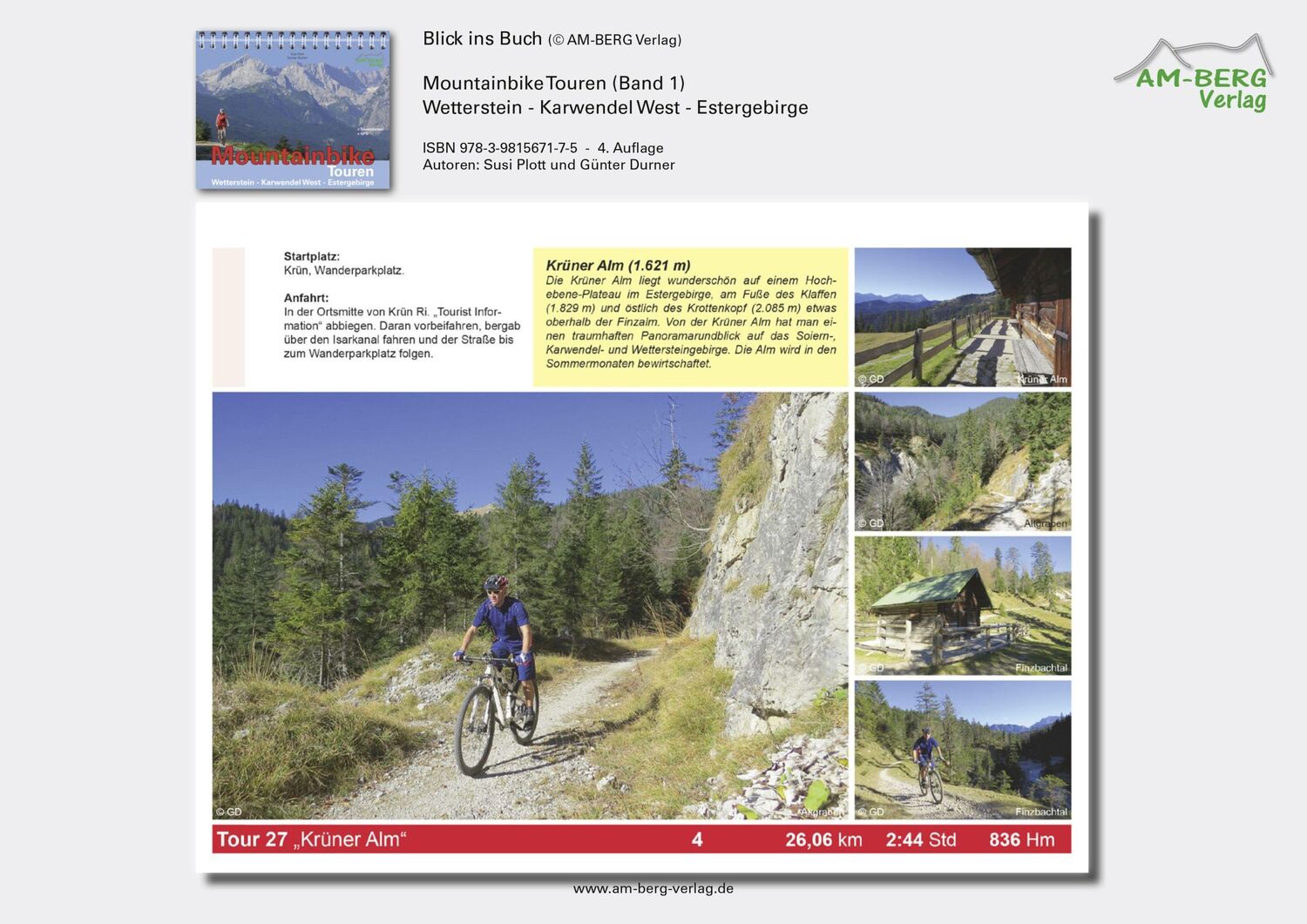 Bild: 9783981567175 | Mountainbike Touren Wetterstein - Karwendel West - Estergebirge | Buch