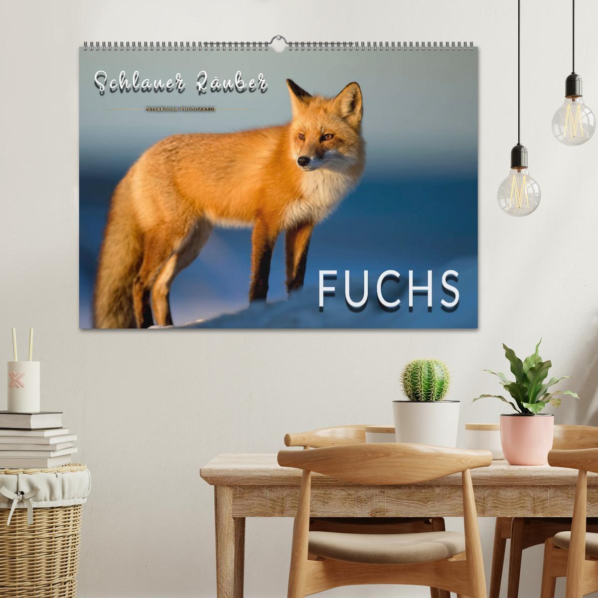 Bild: 9783435335824 | Fuchs - schlauer Räuber (Wandkalender 2025 DIN A2 quer), CALVENDO...