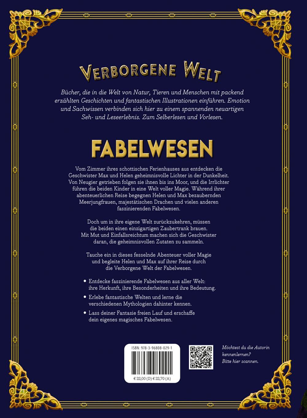 Rückseite: 9783968080291 | Verborgene Welt der Fabelwesen | Drachen, Einhörner und andere | Buch