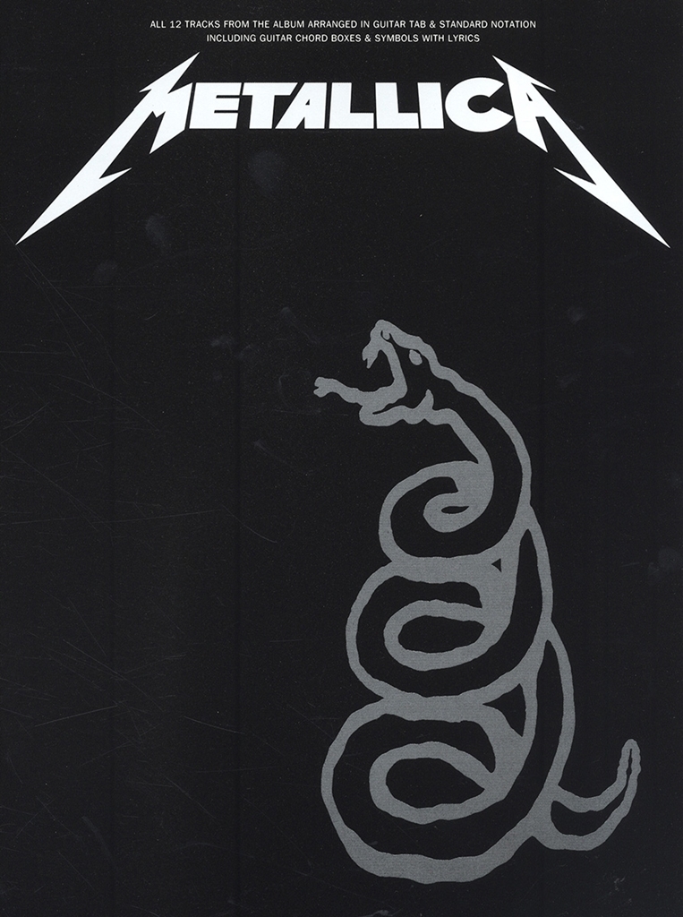 Cover: 9780711936256 | METALLICA - The Black Album | Songbuch für Klavier, Gesang und Gitarre