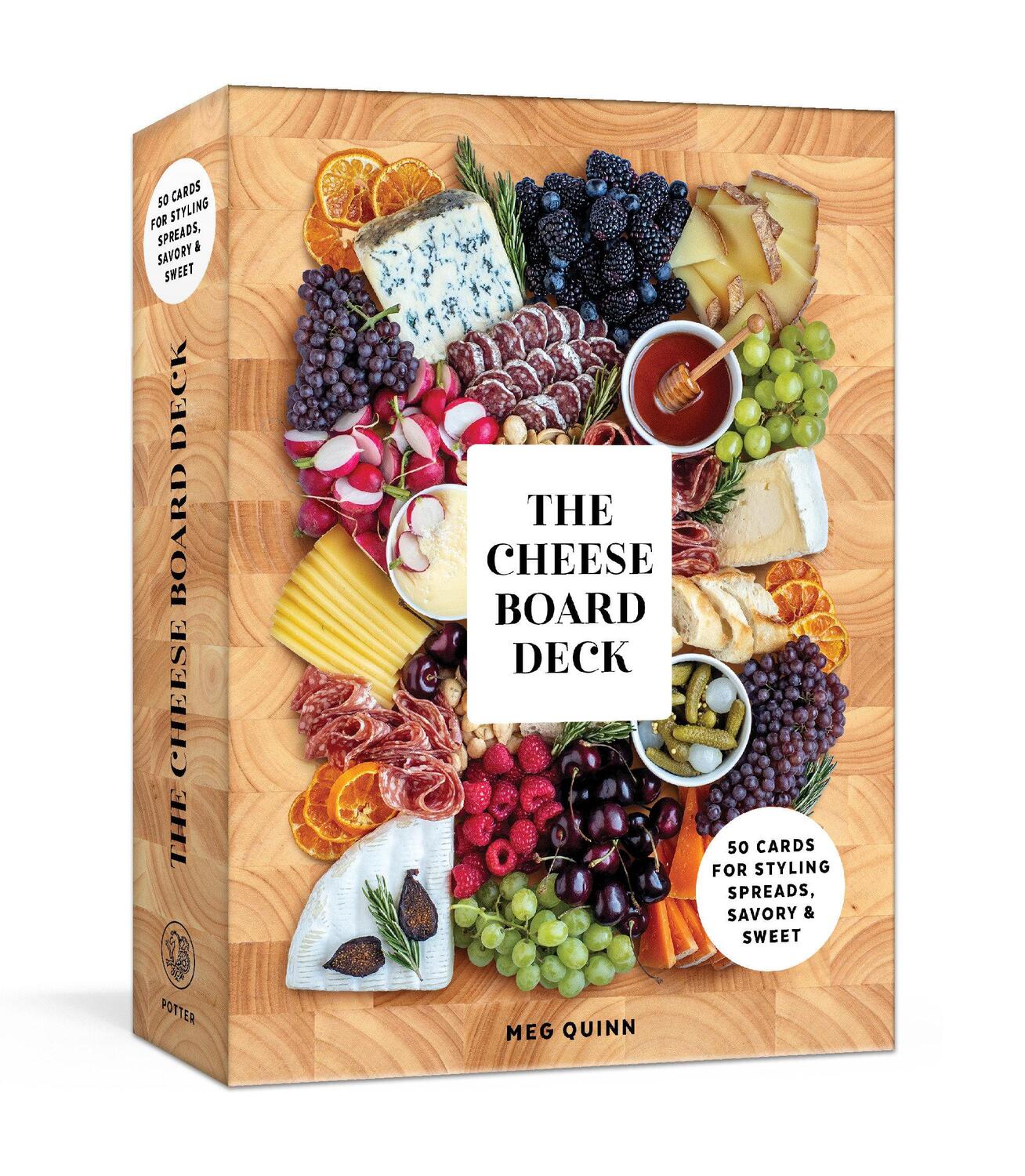 Cover: 9780593233276 | The Cheese Board Deck | 50 Cards for Styling Spreads, Savory and Sweet