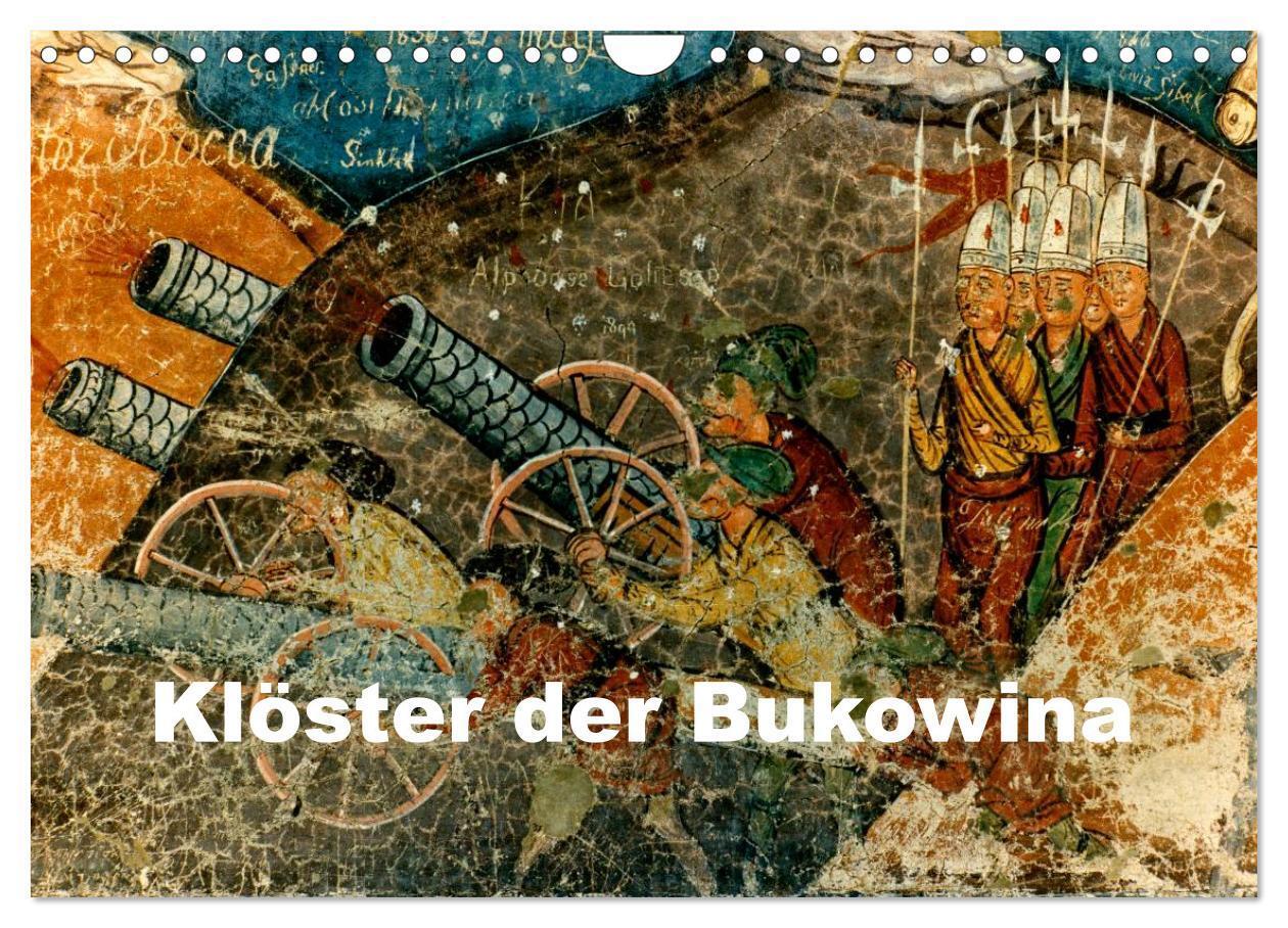 Cover: 9783435606580 | Klöster der Bukowina (Wandkalender 2025 DIN A4 quer), CALVENDO...