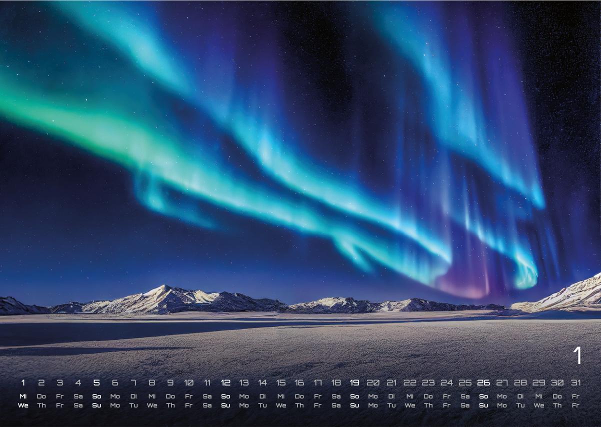 Bild: 9783986734268 | Polarlichter - grandiose Naturschauspiele - 2025 - Kalender DIN A3