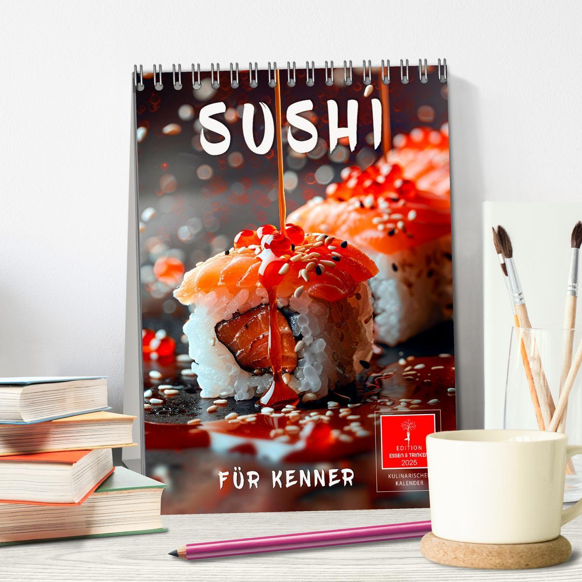 Bild: 9783457200421 | Sushi für Kenner (Tischkalender 2025 DIN A5 hoch), CALVENDO...