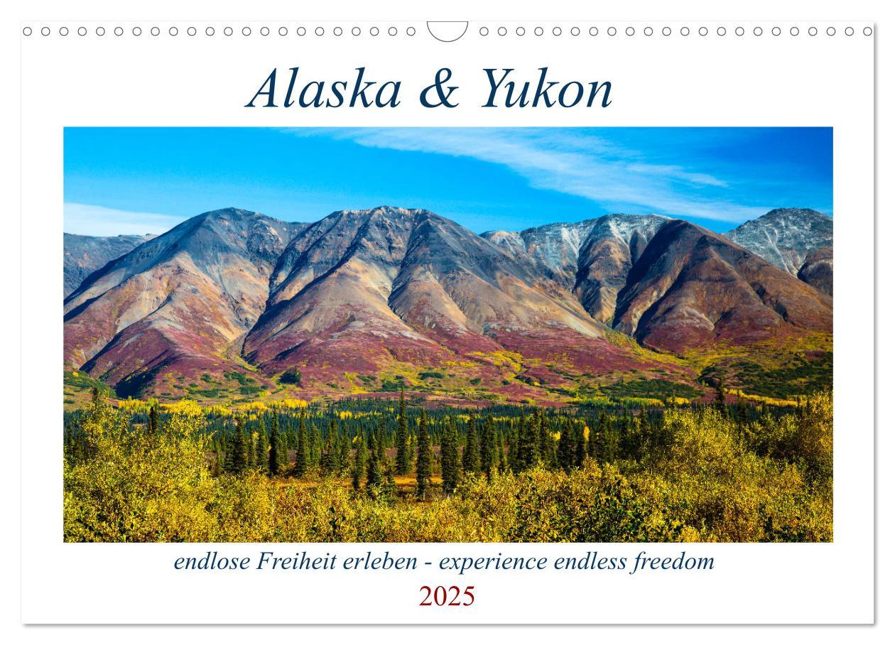 Cover: 9783435248551 | Alaska und Yukon, endlose Freiheit erleben (Wandkalender 2025 DIN...