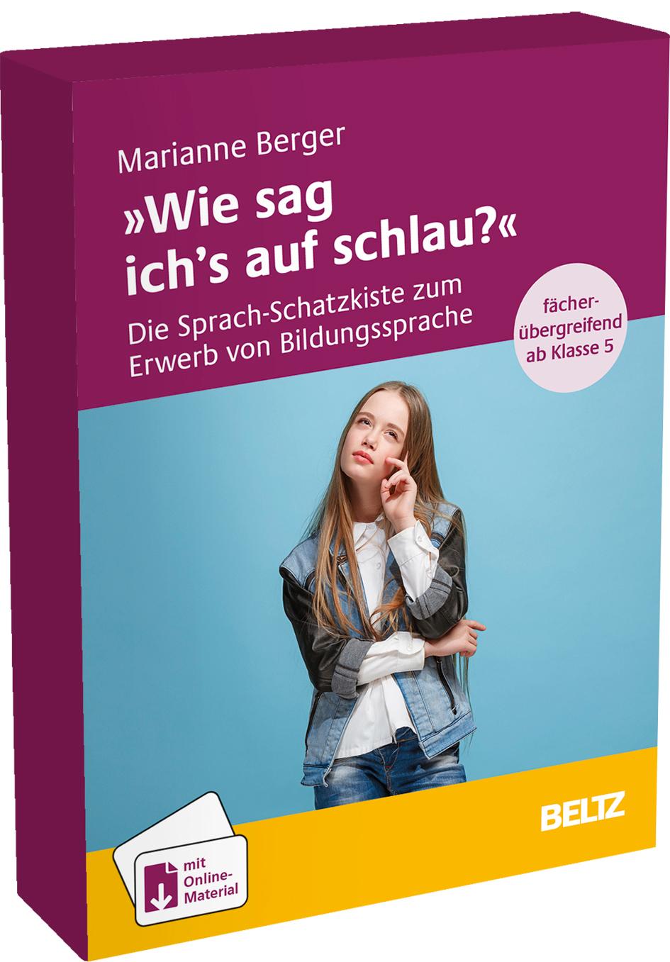 Cover: 4019172200756 | 'Wie sag ich's auf schlau?' | Marianne Berger-Riesmeier | Box | 40 S.