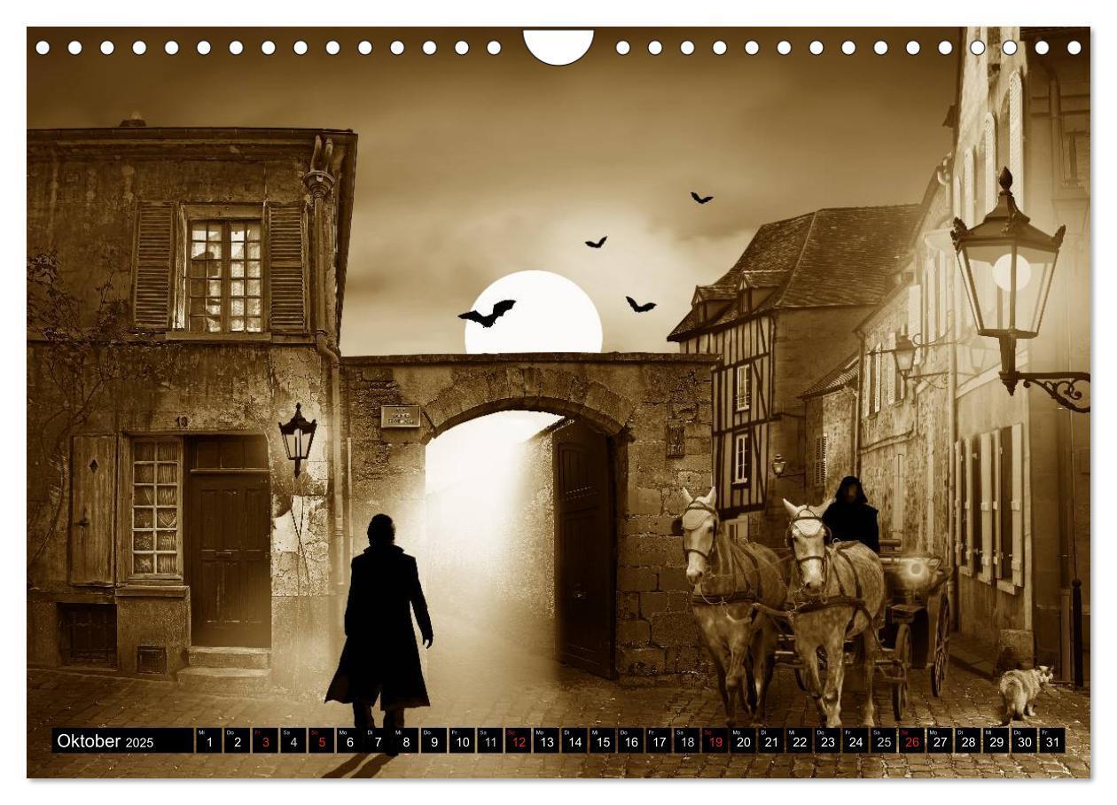 Bild: 9783435680818 | Nostalgie in Sepia (Wandkalender 2025 DIN A4 quer), CALVENDO...