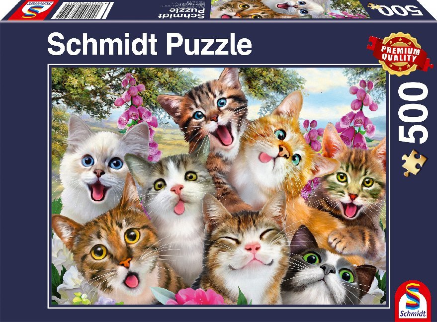 Cover: 4001504583910 | Katzen-Selfie (Puzzle) | Spiel | In Spielebox | 2019 | Schmidt Spiele