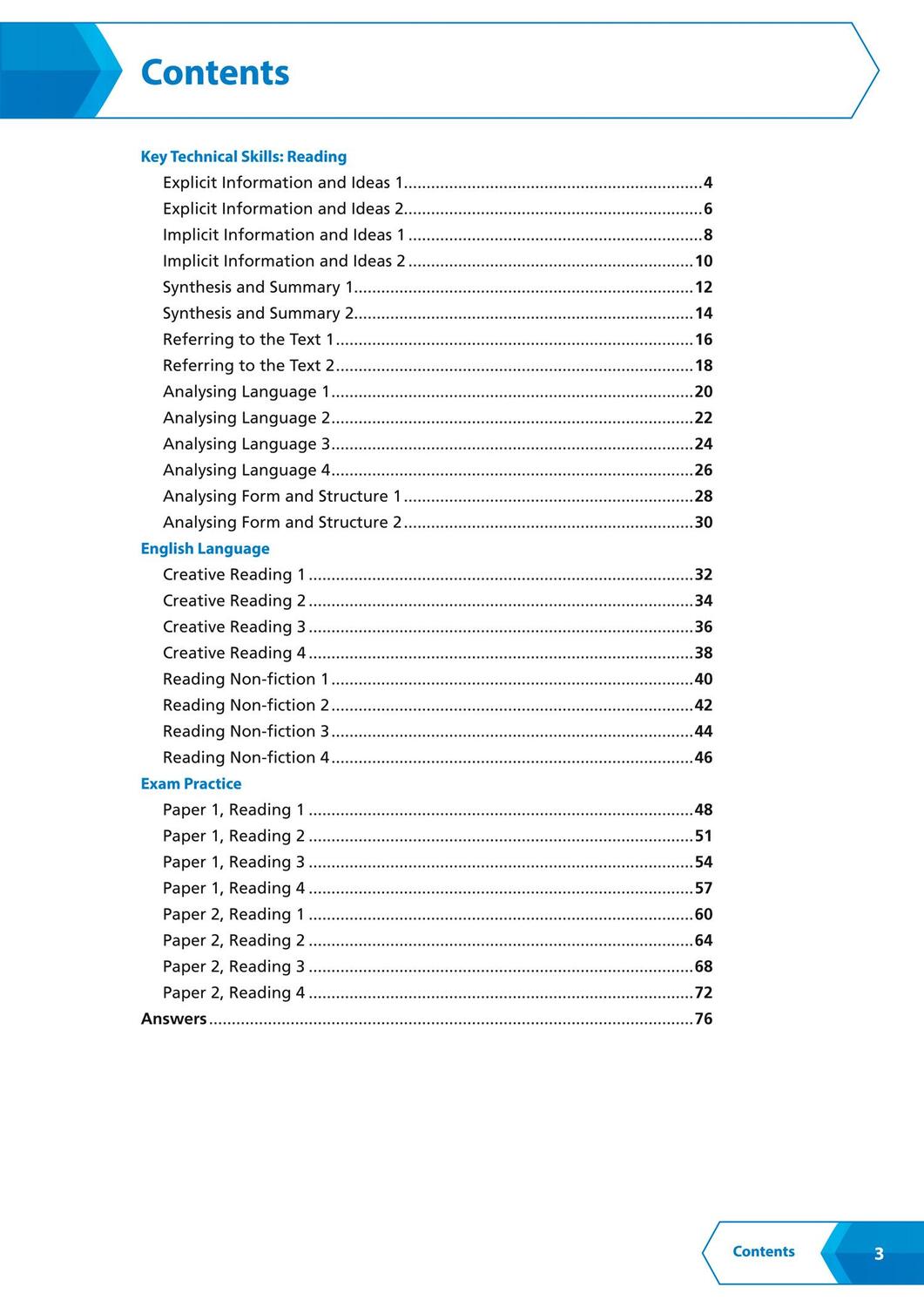 Bild: 9780008355326 | AQA GCSE 9-1 English Language Reading (Papers 1 &amp; 2) Workbook | Gcse