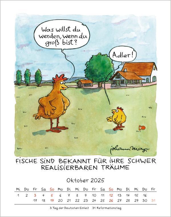 Bild: 9783731876618 | Fische 2025 | Verlag Korsch | Kalender | Spiralbindung | 13 S. | 2025