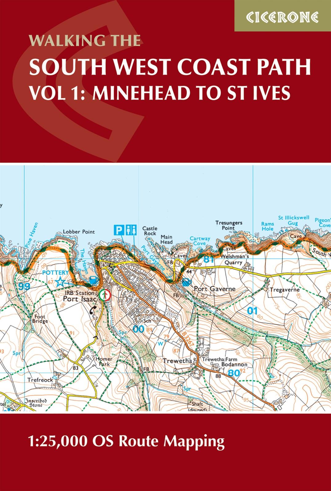 Cover: 9781786312181 | South West Coast Path Map Booklet - Vol 1: Minehead to St Ives | Buch