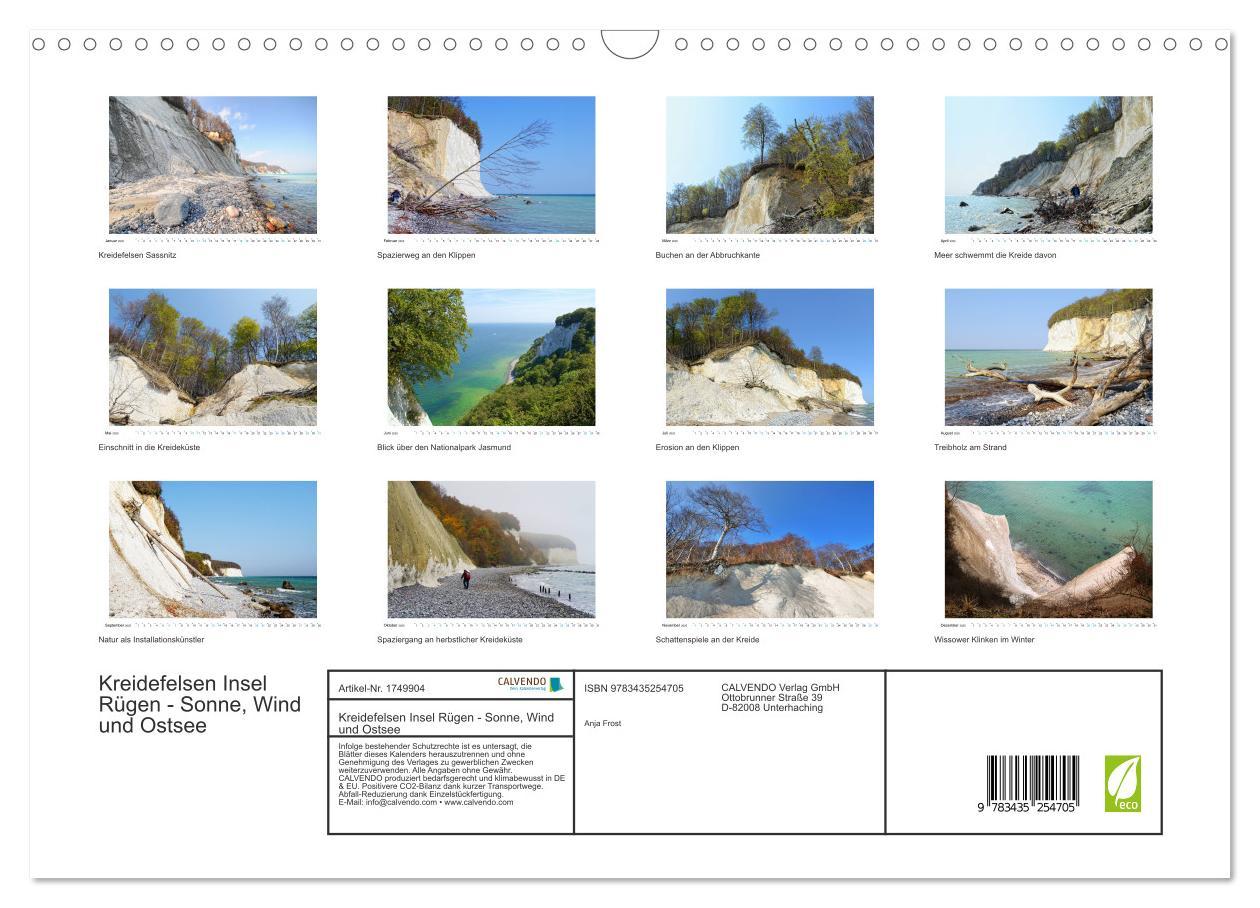 Bild: 9783435254705 | Kreidefelsen Insel Rügen - Sonne, Wind und Ostsee (Wandkalender...