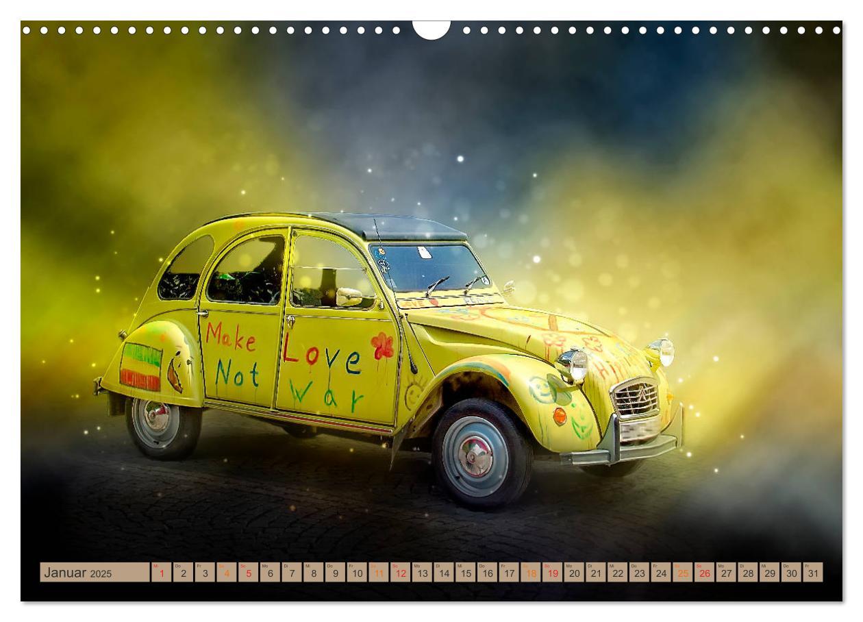 Bild: 9783435349081 | Die Ente - Citroën 2CV (Wandkalender 2025 DIN A3 quer), CALVENDO...