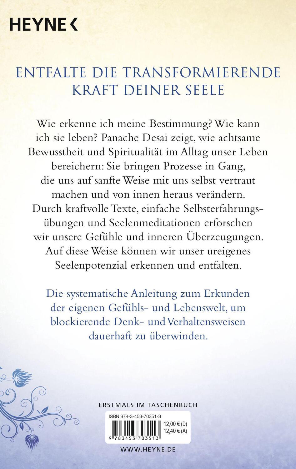 Bild: 9783453703513 | Lass dich von deiner Seele führen | Panache Desai | Taschenbuch | 2018